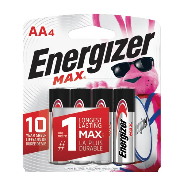 Pila Alkaline Energizer 2 Pares AA